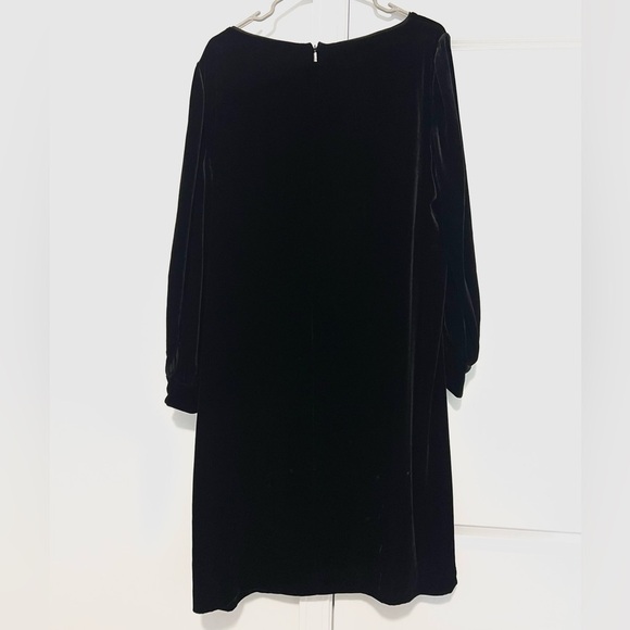 Lafayette 148 New York Silk Velvet Sheath Dress - Picture 4 of 7